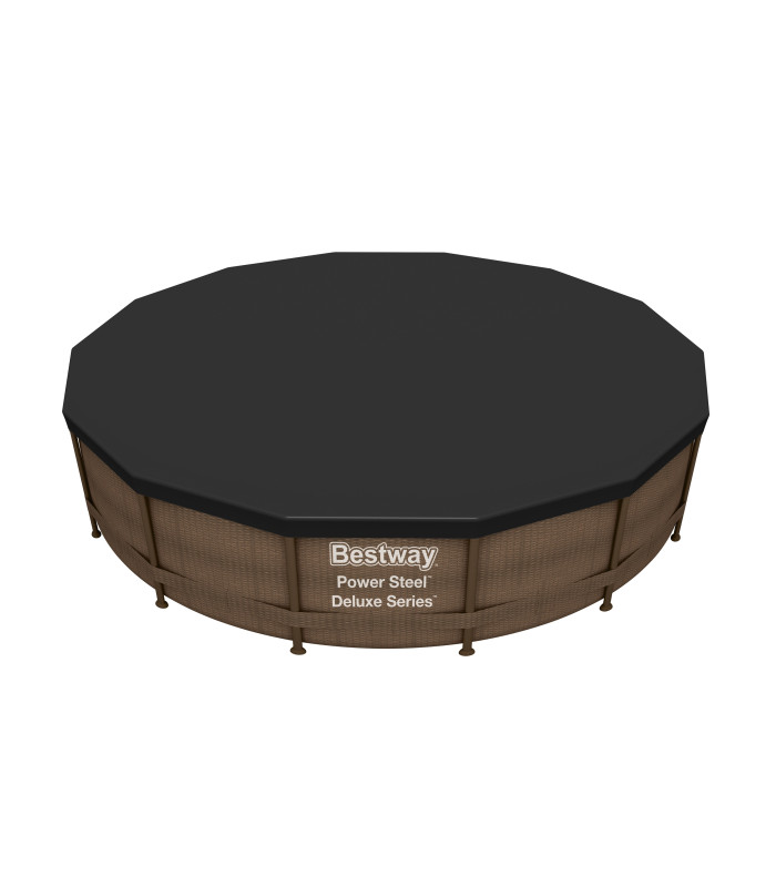 Bestway 58248 Peldbaseina aizsargvāks PVC Ø 427 cm Melns