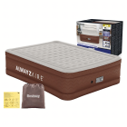 Bestway 69160 Divvietīgs piepūšamais matracis ar dubultu pumpi 203x152x51cm