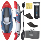 Bestway 65176 piepūšamais kajaks vienai personai Rapid X1 komplekts ar pumpi, airi un somu