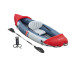 Bestway 65176 piepūšamais kajaks vienai personai Rapid X1 komplekts ar pumpi, airi un somu