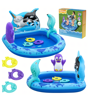 Piepūšams dārza rotaļu laukums Polar Pals Bestway 53156 134 x 131 x 73 cm