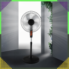 Stāvošs Grīdas Ventilators 5 Lāpstiņas Kluss Spēcīgs Rotējošs