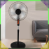 Stāvošs Grīdas Ventilators 5 Lāpstiņas Kluss Spēcīgs Rotējošs
