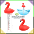 Peldēšanas Termometrs Flamingo