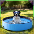 Suns baseins dzīvniekiem dārzam atvēsināšanai mazgāšanai salokāms 60x20cm