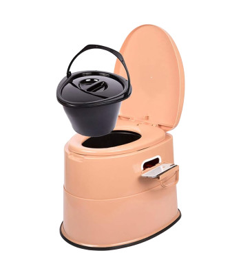 Pārnēsājama tūristu tualete ar spaini, 13 l, RC-K-1827