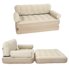5in1 piepūšama divvietīga dīvāngulta, 180x147, krēmkrāsas
