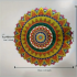 Vēja zvans Mandalas Dekorācija 3D