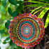 Vēja zvans Mandalas Dekorācija 3D