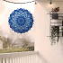 Piekarama vēja dekorācija – 3D mandala dārzam un atpūtas telpai, 12″