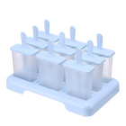 Saldējumu formas uz kociņa mājās gatavotiem sorbetiem 9 gab.