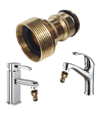 Universāls krāna adapteris 3/4" (G3/4) ātrai savienošanai