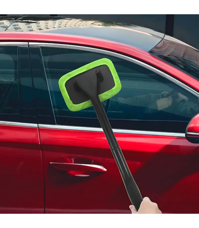 Auto logu un spoguļu mazgāšanas suka ar mikrošķiedru