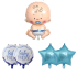 Baloni Baby Shower Zēns Zvaigžņu Komplekts
