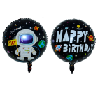 Folijas balonu komplekts "Kosmosa Astronauts" 5 gab.