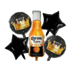 Dzimšanas balonu komplekts ar Corona alus pudeli