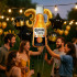 Dzimšanas balonu komplekts ar Corona alus pudeli