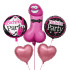 Balonu komplekts vecmeitu ballītei