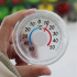 Ārējais/Iekšējais Termometrs Zemām Temperatūrām -50°C līdz 50°C Ar Līmlenti