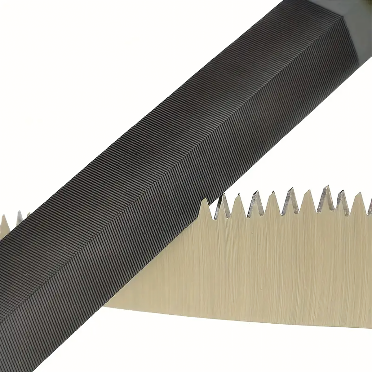 Trijstūrveida dimanta divpusējs metāla nažu asināšanas fails 150x28mm