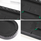 Liels Elektroniskais Sienas Pulkstenis ar LED Displeju un Tālvadības Pulti