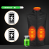 Sildāma Veste Bez Piedurknēm Ziemas Jaka Unisex USB Powerbank 2XL