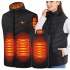 Sildāma Veste Bez Piedurknēm Ziemas Jaka Unisex USB Powerbank 2XL