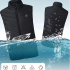 Sildāma Veste Bez Piedurknēm Ziemas Jaka Unisex USB Powerbank 2XL