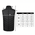 Siltināta Veste Bezroču Jakas Ziemas Unisex USB Powerbank 4XL
