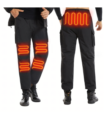 Apsildāmas un ūdensnecaurlaidīgas bikses ar USB pieslēgvietu, RC-K-2019, 3XL