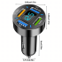 Ātrā Izturīgā Lādētāja 3.1A Automašīnai Led LCD 4 x USB 66W Quick Charge