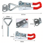 Universāls regulējams stiprinājums galdiem