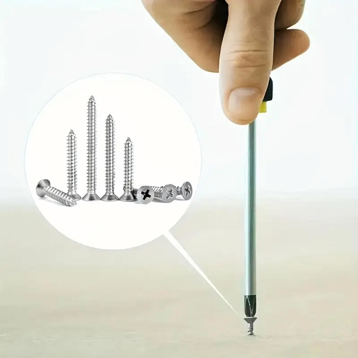 Universālie skrūvju komplekts M2 koksnei elektronikai tēraudam 800 gab