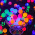 Gaismas virtene ar LED bumbām 10m