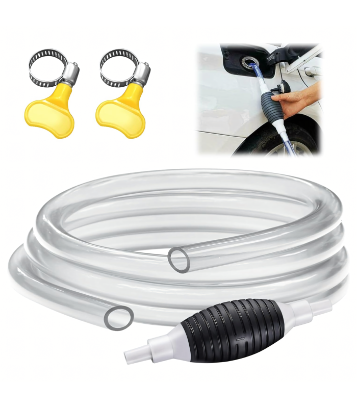 Rokas sūknis degvielai eļļai šķidrumiem ar šļūteni