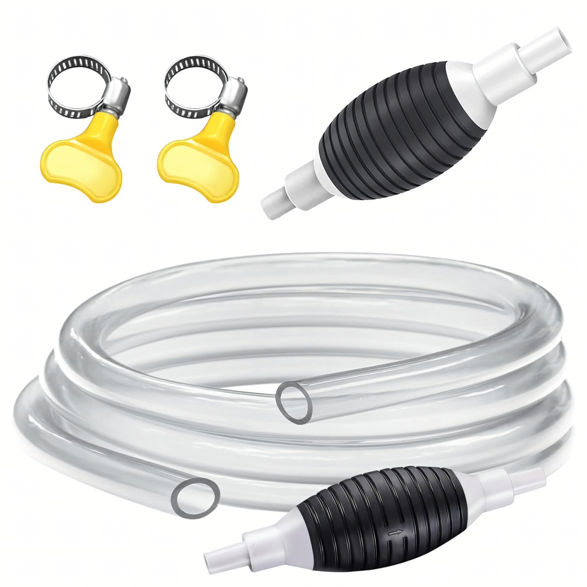 Rokas sūknis degvielai eļļai šķidrumiem ar šļūteni