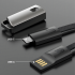 USB-C - USB-A Lādēšanas Kabelis Atslēgu Gredzens