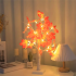 LED svētku dekoratīvs koks - balta bērzs 60 cm