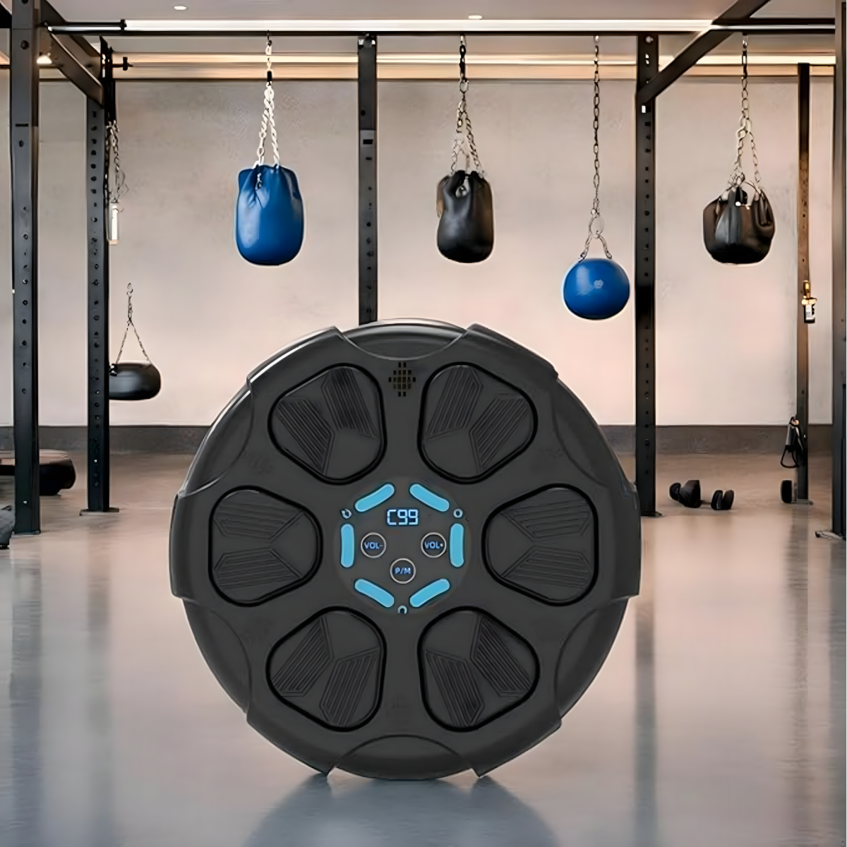 Interaktīvā boksa mērķis ar Bluetooth un mūziku