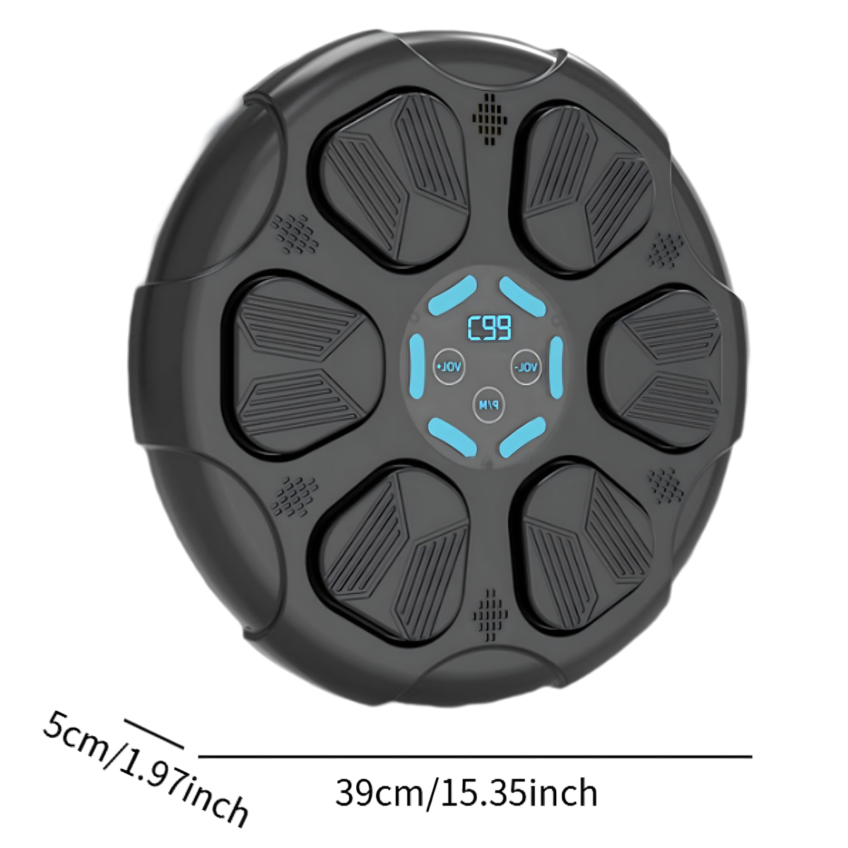 Interaktīvā boksa mērķis ar Bluetooth un mūziku