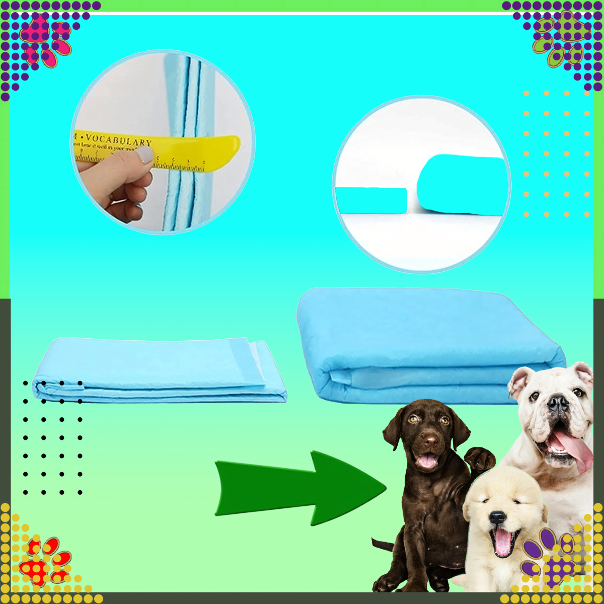 Higiēniskie paliktņi suņiem XL