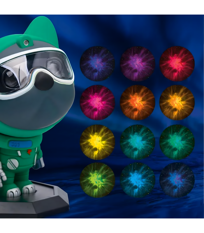 Projektors Kosmosa Lāzera Led Astronauts Suņu Patruļa 360° Zvaigznes Lampa
