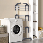 Veļas žāvētājs Pakaramais XXL Saliekams Stāvošs līdz 40kg Stabils Ar Ritenīšiem