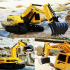Attālināti vadāms ekskavators rotaļlieta bērniem liels buldozers pults 6 kanāli RC