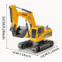 Attālināti vadāms ekskavators rotaļlieta bērniem liels buldozers pults 6 kanāli RC