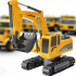 Attālināti vadāms ekskavators rotaļlieta bērniem liels buldozers pults 6 kanāli RC