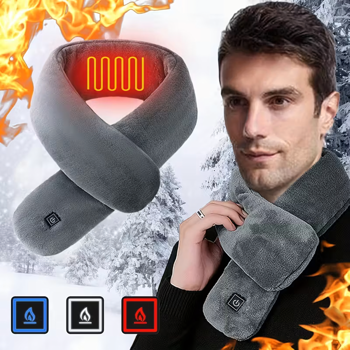Apsildāms Elektriskais Šalle