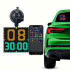 Inteliģentā LED displejs automašīnas aizmugurējā logā