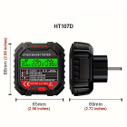 Sprieguma Testeris Ar LCD un RCD Testu