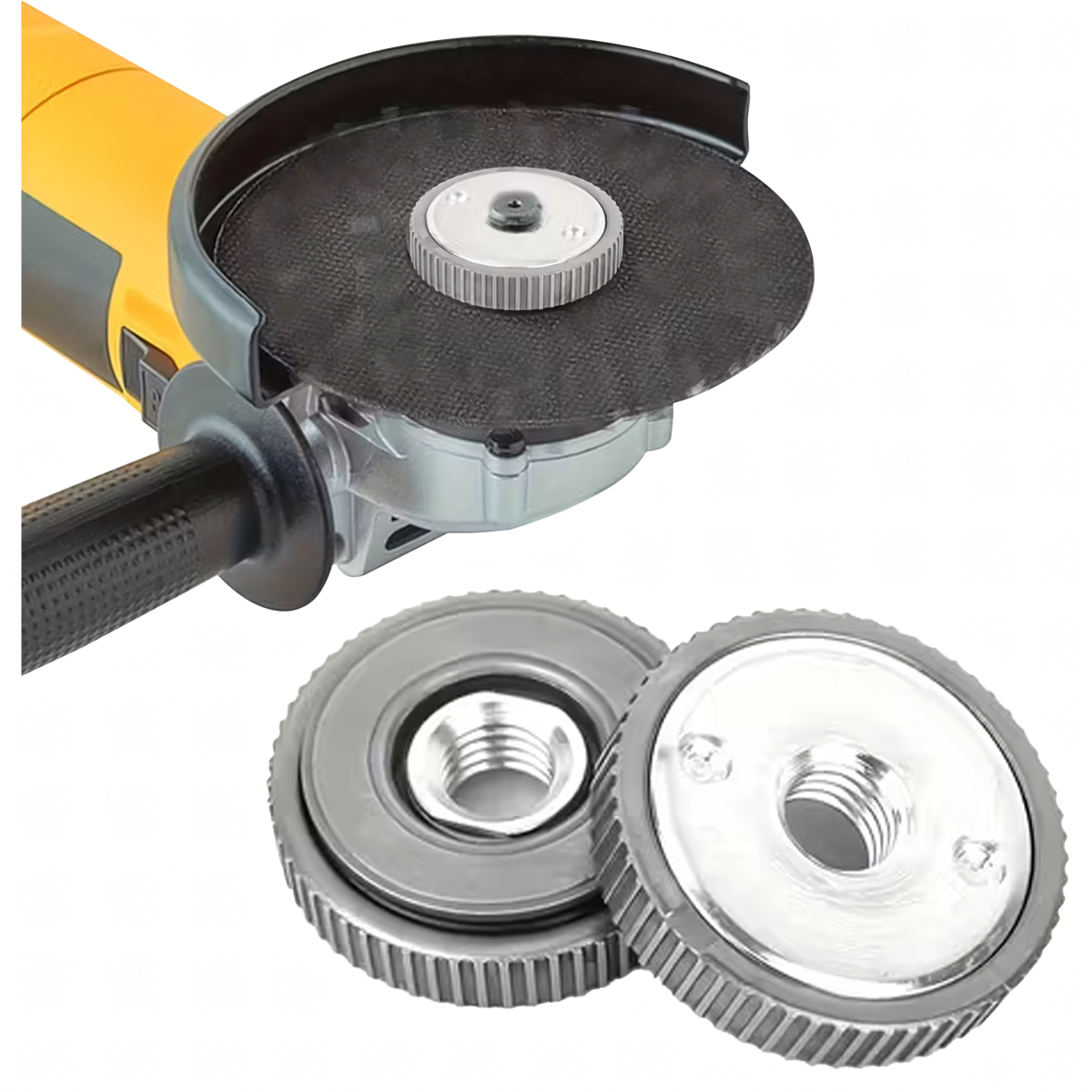 M14 Pašveržņa uzgrieznis leņķa slīpmašīnai - pašpievelkošs un universāls